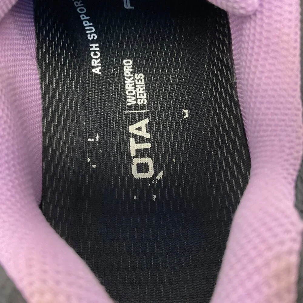 Dakota Women's Low-Cut Aluminum Toe CP Work Shoe 2003 Black/Purple Size 7M - Picture 7 of 8